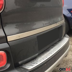 FIAT 500L Tailgate Trim - Omac - S. Steel - Gloss Silver - '14-'20